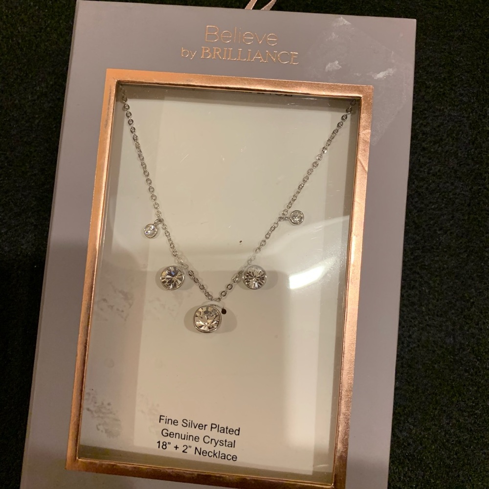 Crystal necklace great Mother’s Day gift.